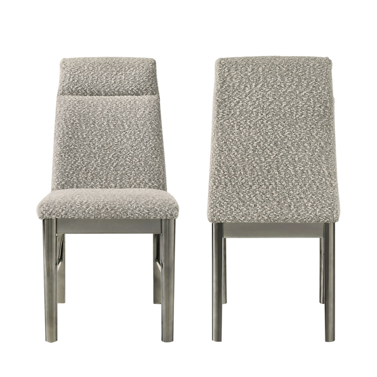 Lennox - Upholstered Side Chair (Set of 2) - Gray - Image 5