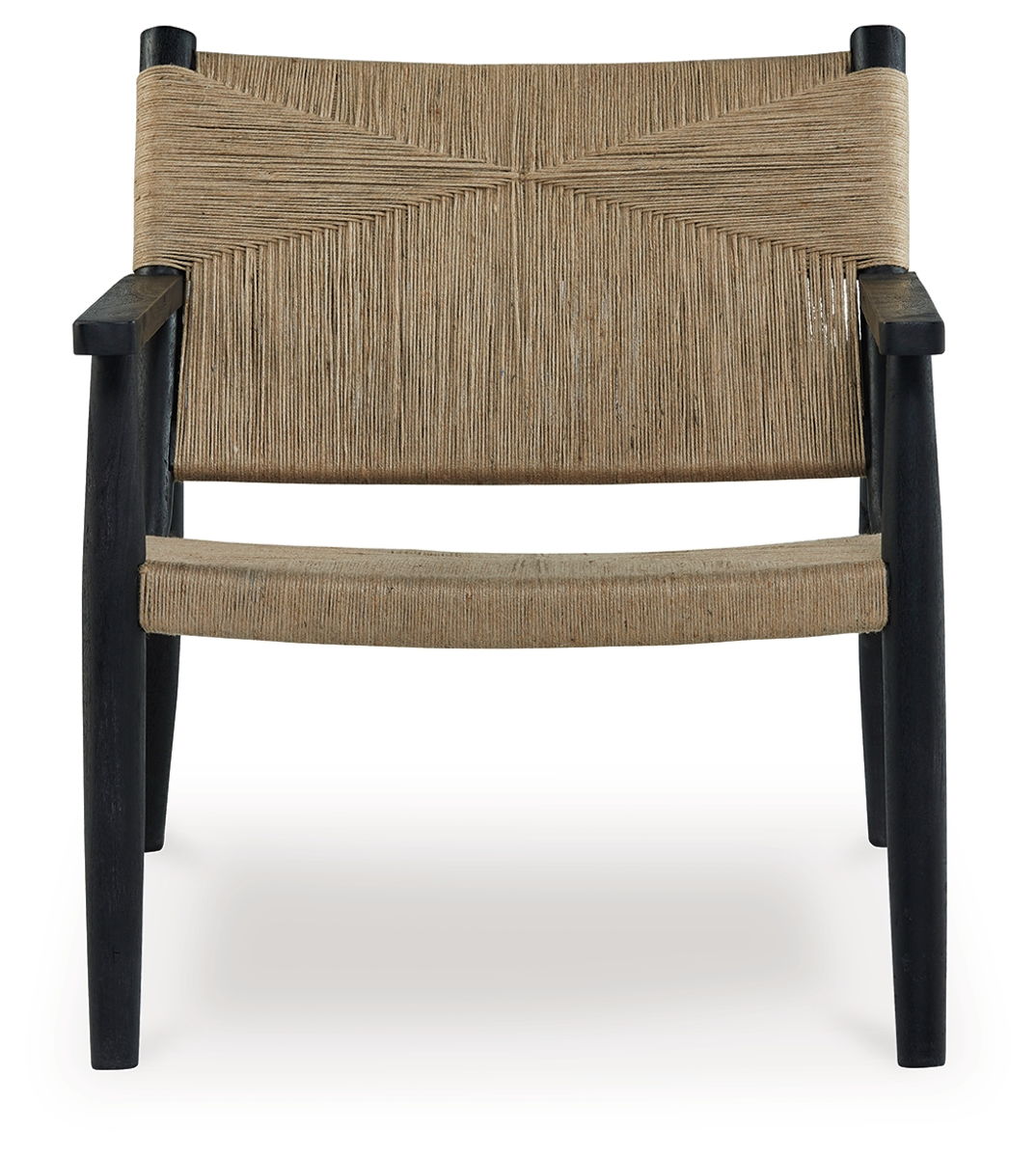 Halfmore - Accent Chair - Black / Natural - Image 3