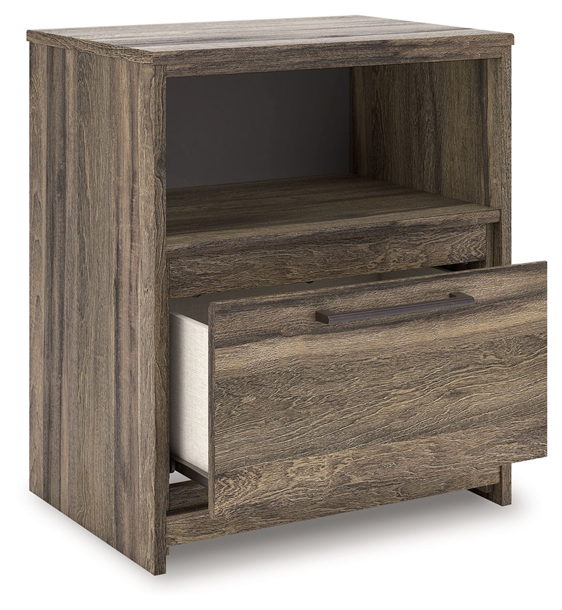 Elbrim - One Drawer Night Stand - Brown - Image 6