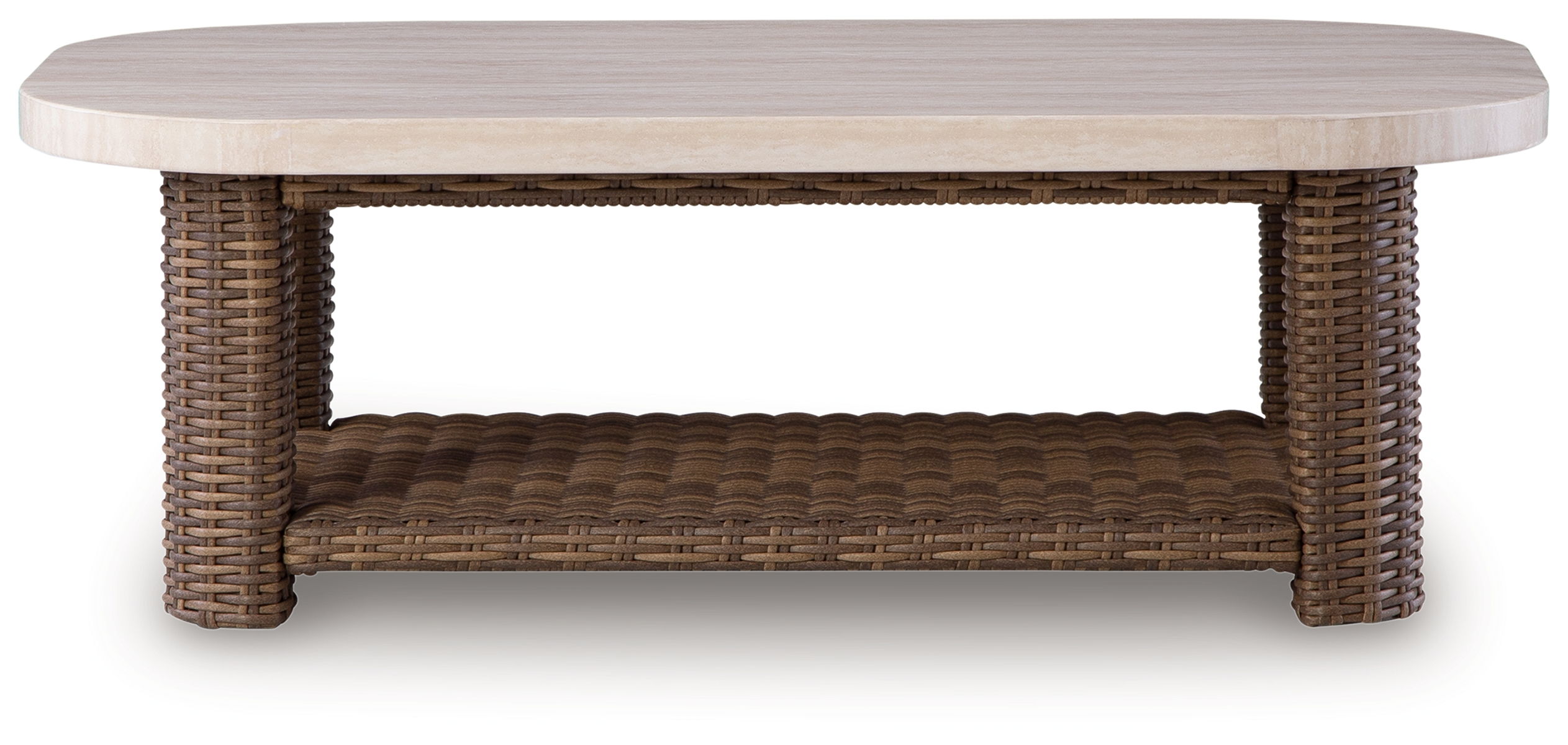 Dolan Creek - Rectangular Cocktail Table - Beige / Brown - Image 5