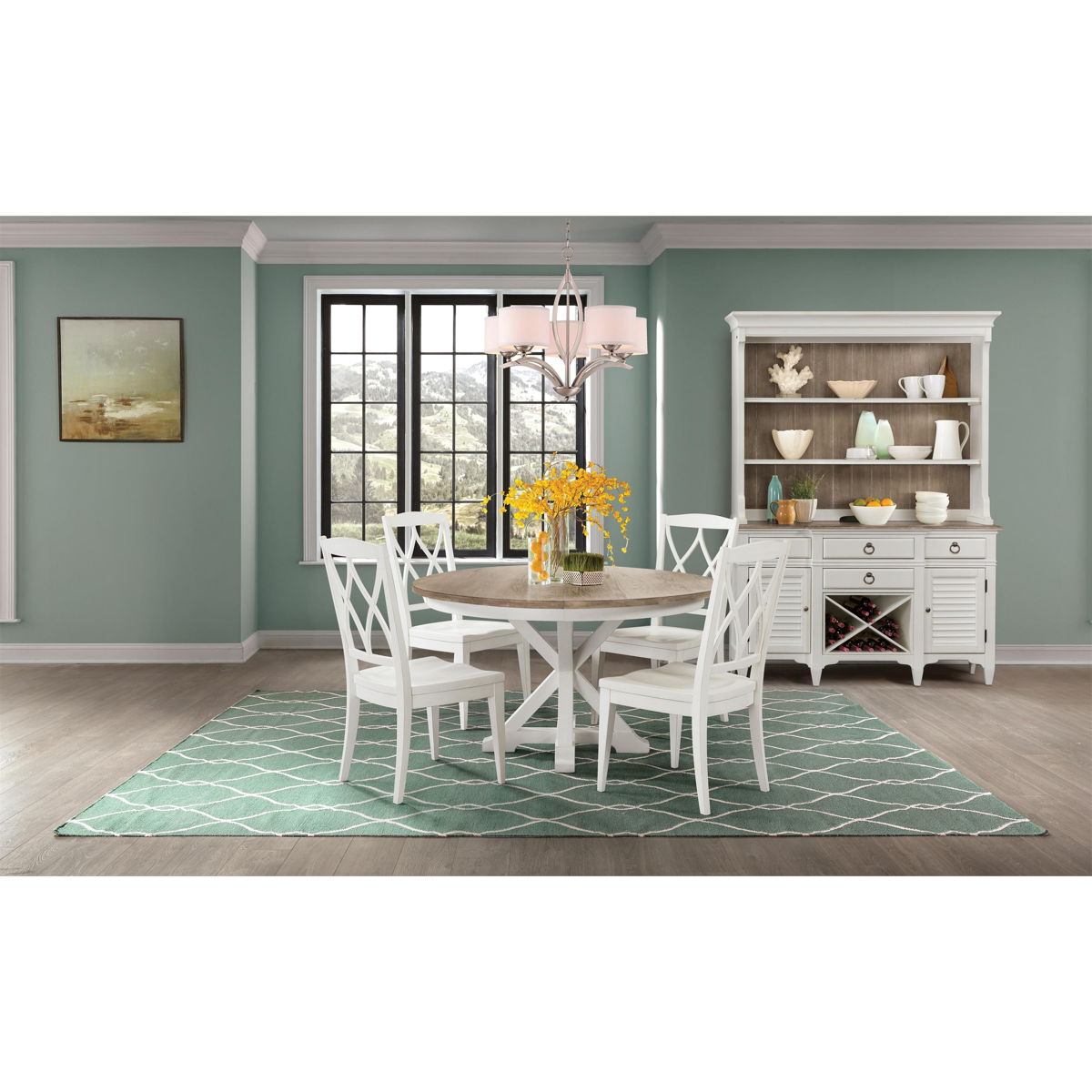 Myra - Round Dining Table - Paperwhite - Image 2