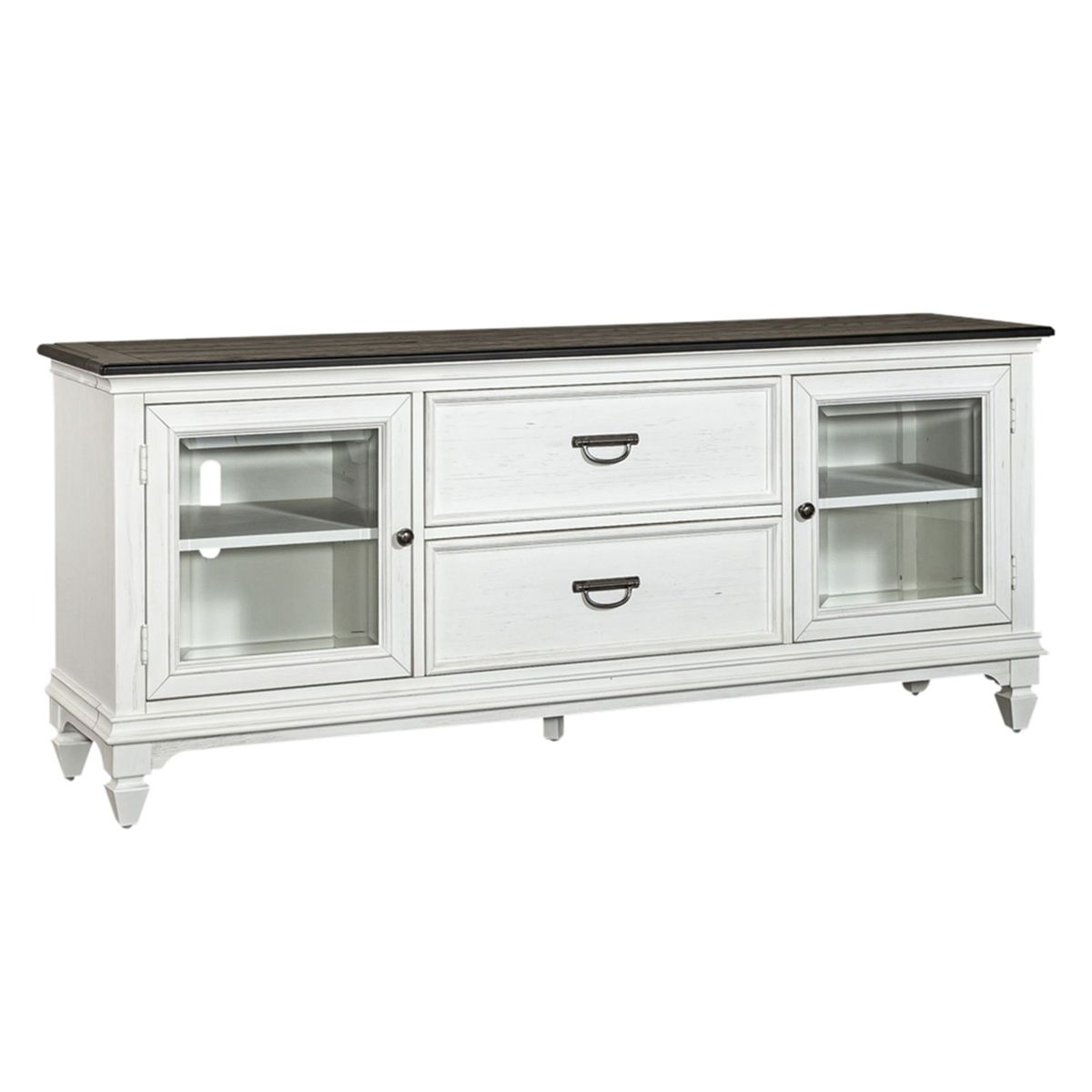 Allyson Park - Entertainment TV Stand - White - Image 2