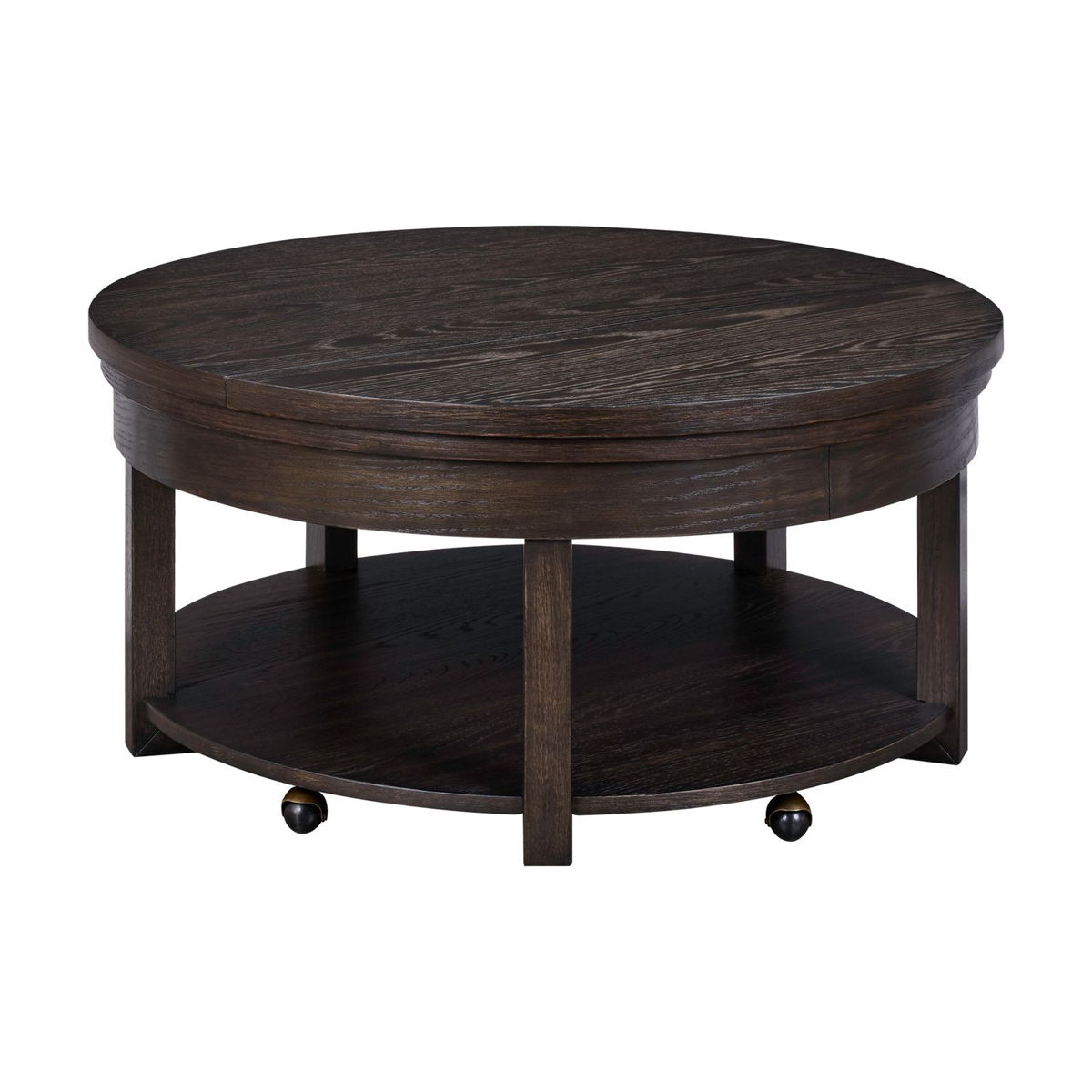 Weston - Round Lift Top Cocktail Table - Brown - Image 5