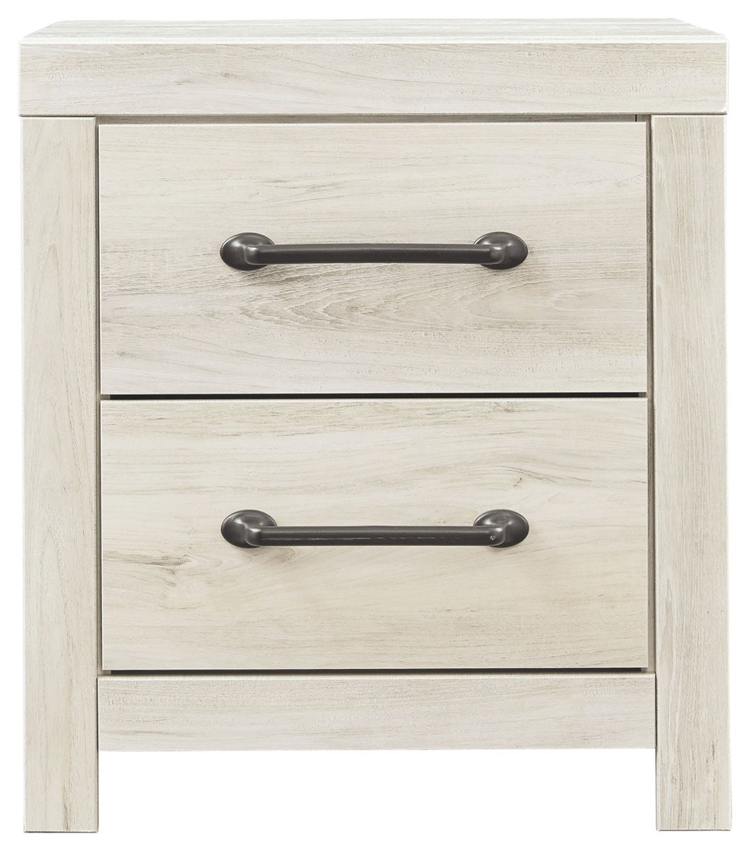 Cambeck - Two Drawer Night Stand - Whitewash - Image 6