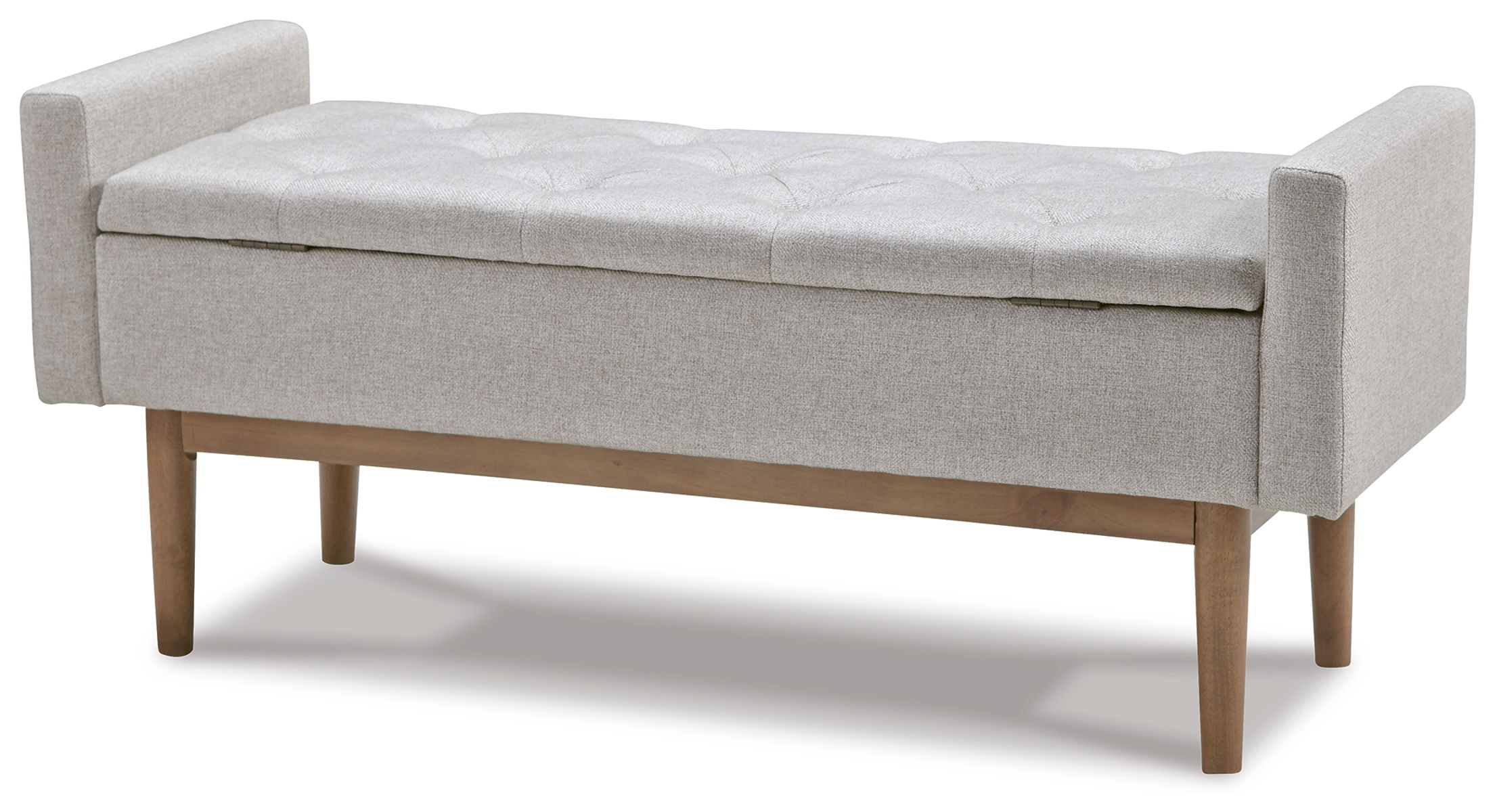 Briarson - Storage Bench - Beige / Brown - Image 3