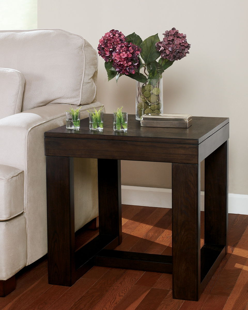 Watson - Square End Table - Dark Brown - Image 9