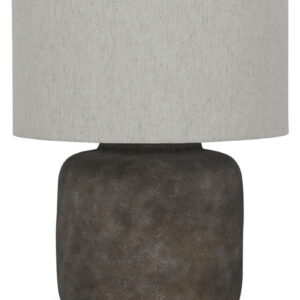 Zandophen - Metal Table Lamp - Antique Gray