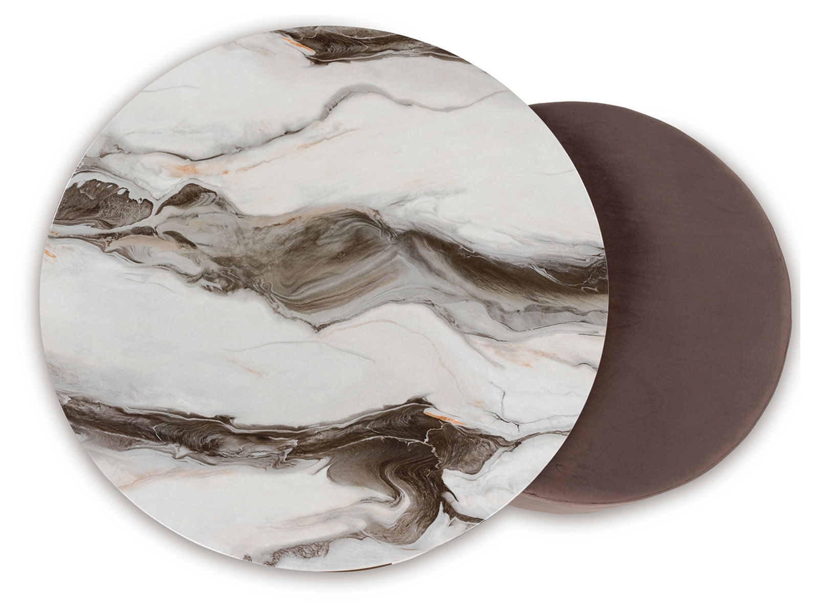 Jazmore - Nesting Cocktail Tables (Set of 2) - Brown / Brass Finish - Image 10