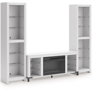 Brollevi - 3-Piece Entertainment Center - White