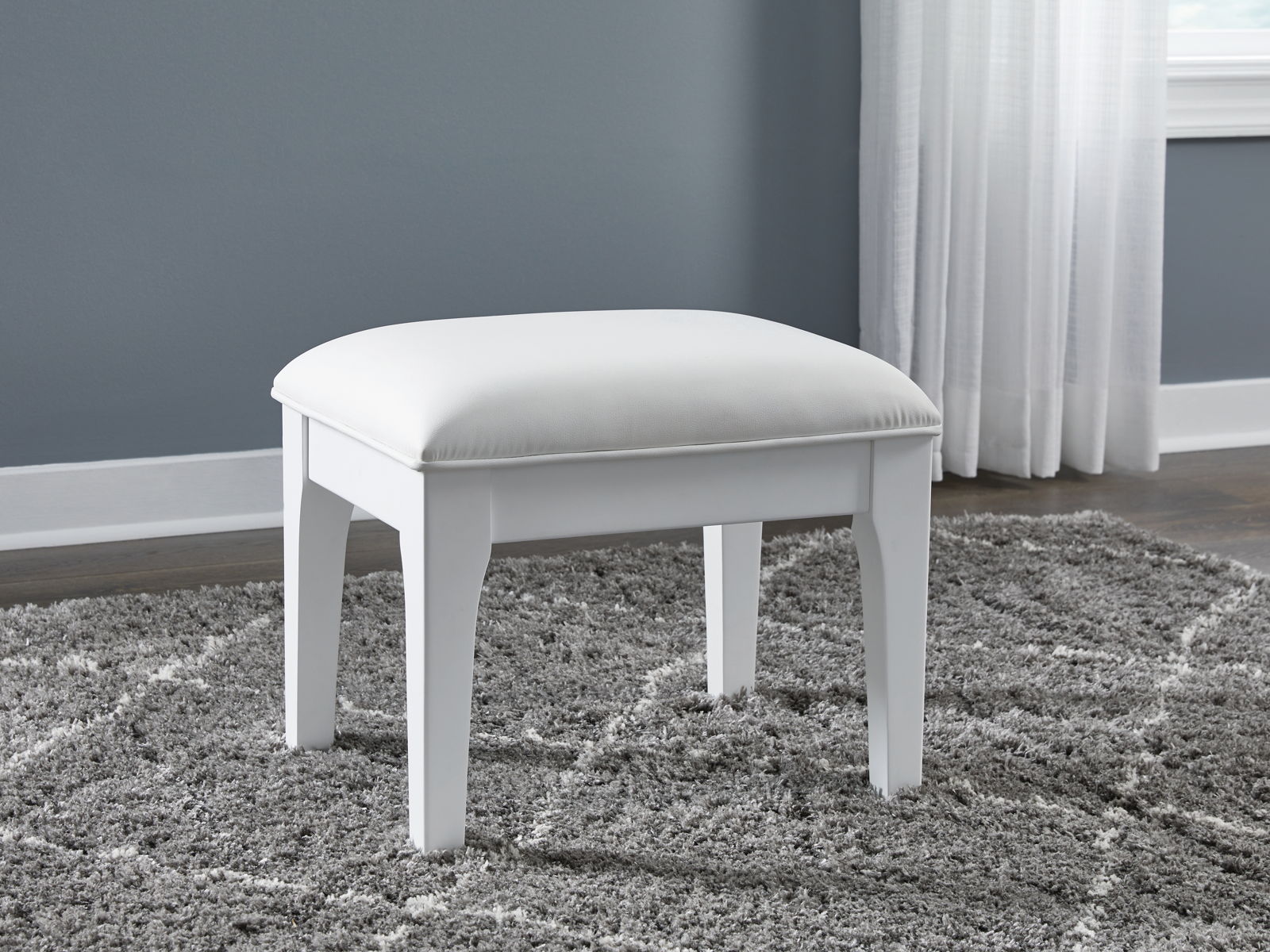 Chalanna - Vanity Stool - White - Image 7