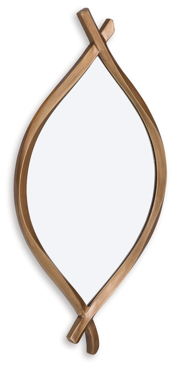Bartner - Accent Mirror - Antique Gold Finish - Image 4