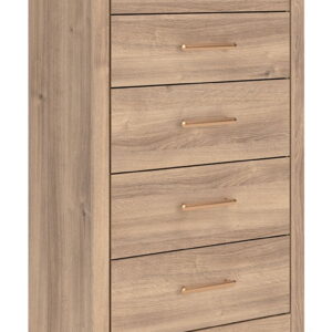Kinlanni - Five Drawer Chest - Tan