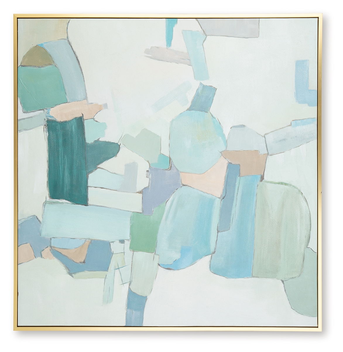 Wynburn - Wall Art - White / Blue / Green - Image 8