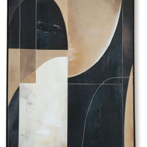 Ewanford - Wall Art - Black / Brown / Tan