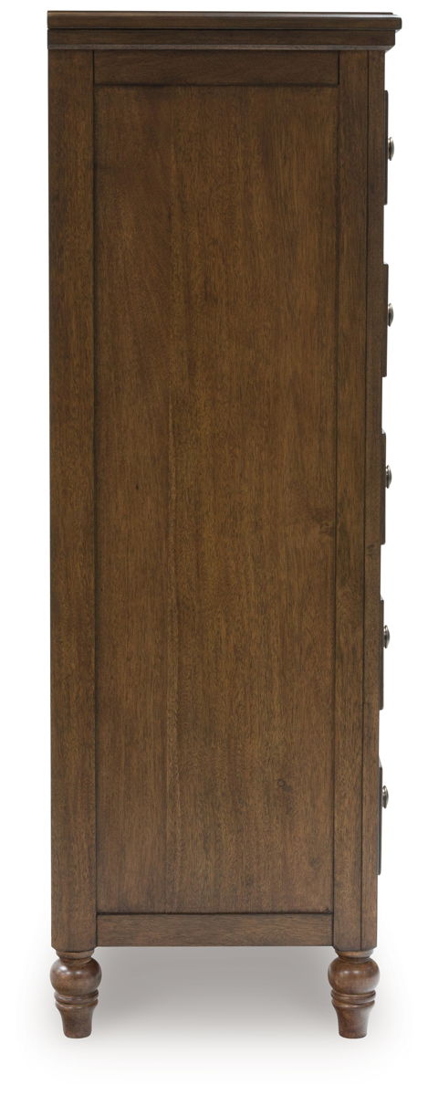Sturlayne - Five Drawer Chest - Brown - Image 6