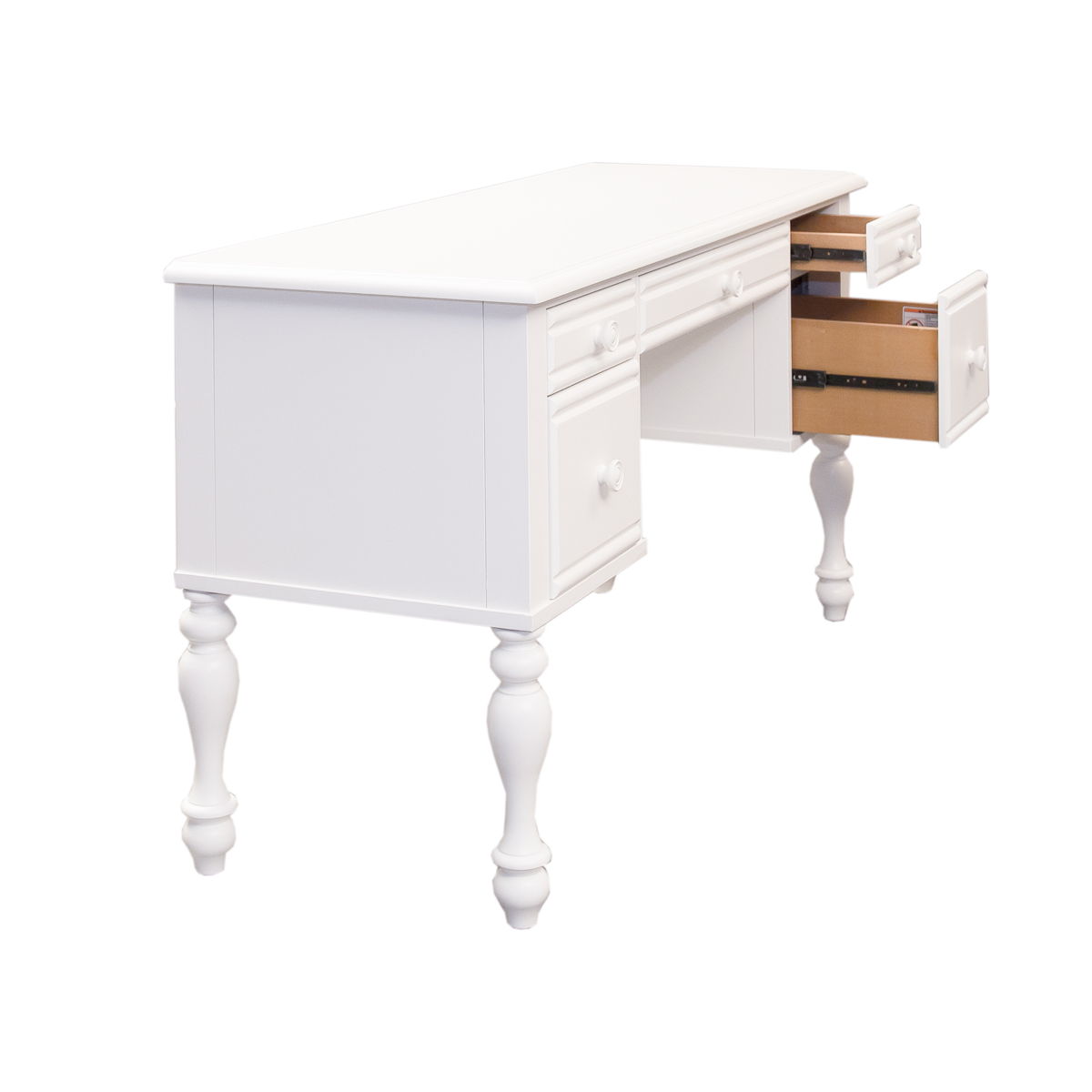 Summer House - Wood Vanity Desk - Oyster White - Image 3
