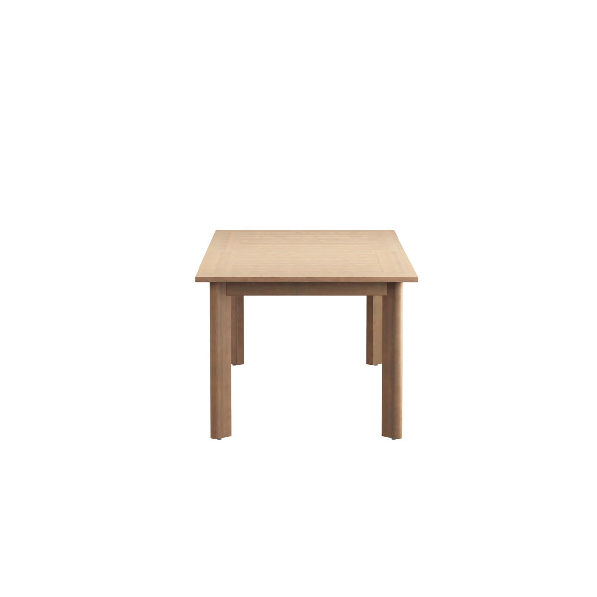 Wesley - Patio Dining Table With Self Storing Leaf - Light Brown - Image 9