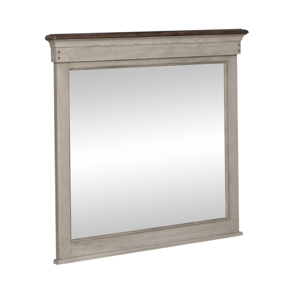 Ivy Hollow - Landscape Mirror - White - Image 4