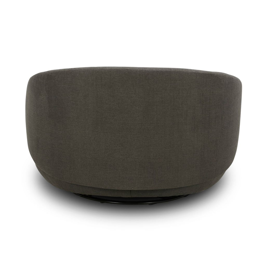 Haley - Upholstered Swivel Cuddler Chair - Image 10