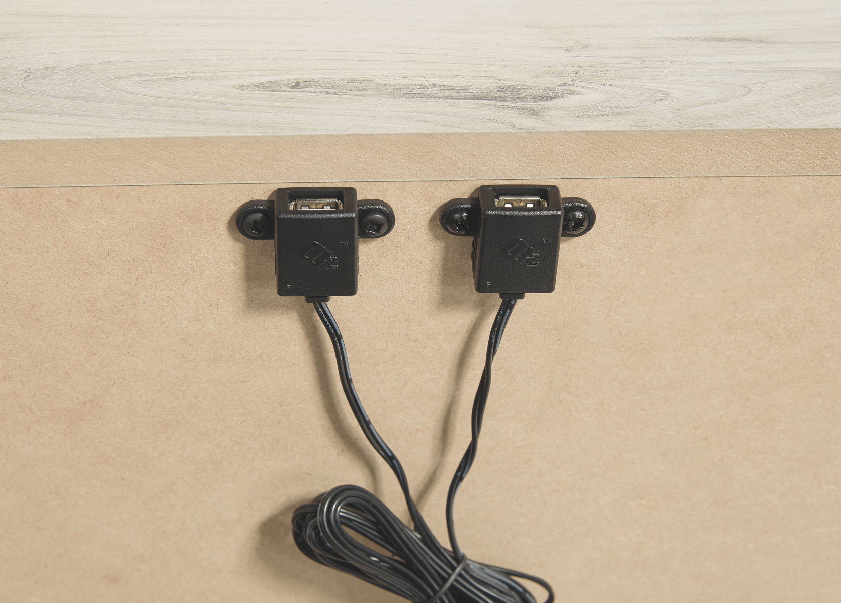 Cambeck - Two Drawer Night Stand - Whitewash - Image 5