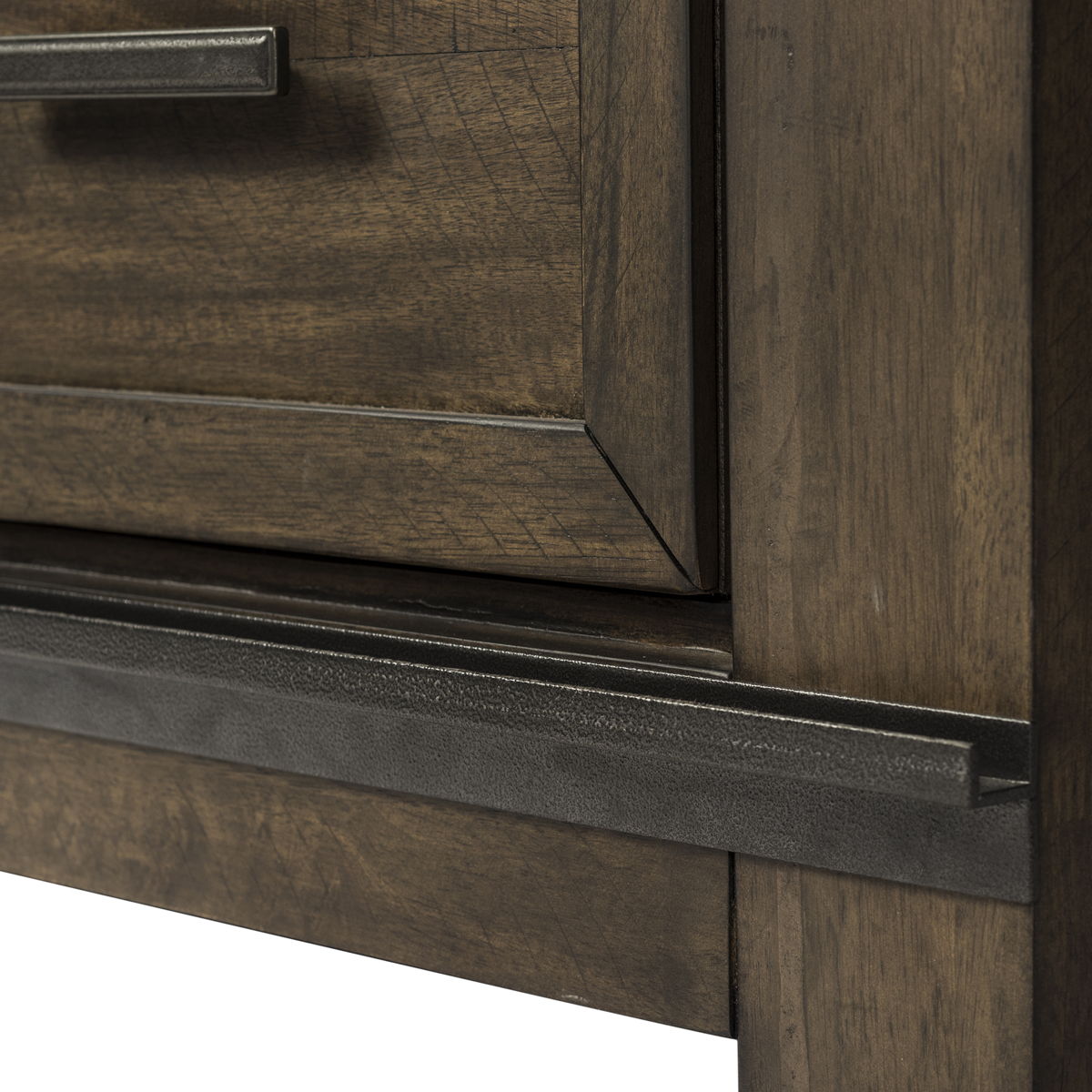 Thornwood Hills - Sliding Door Chest - Rock Beaten Brown - Image 4