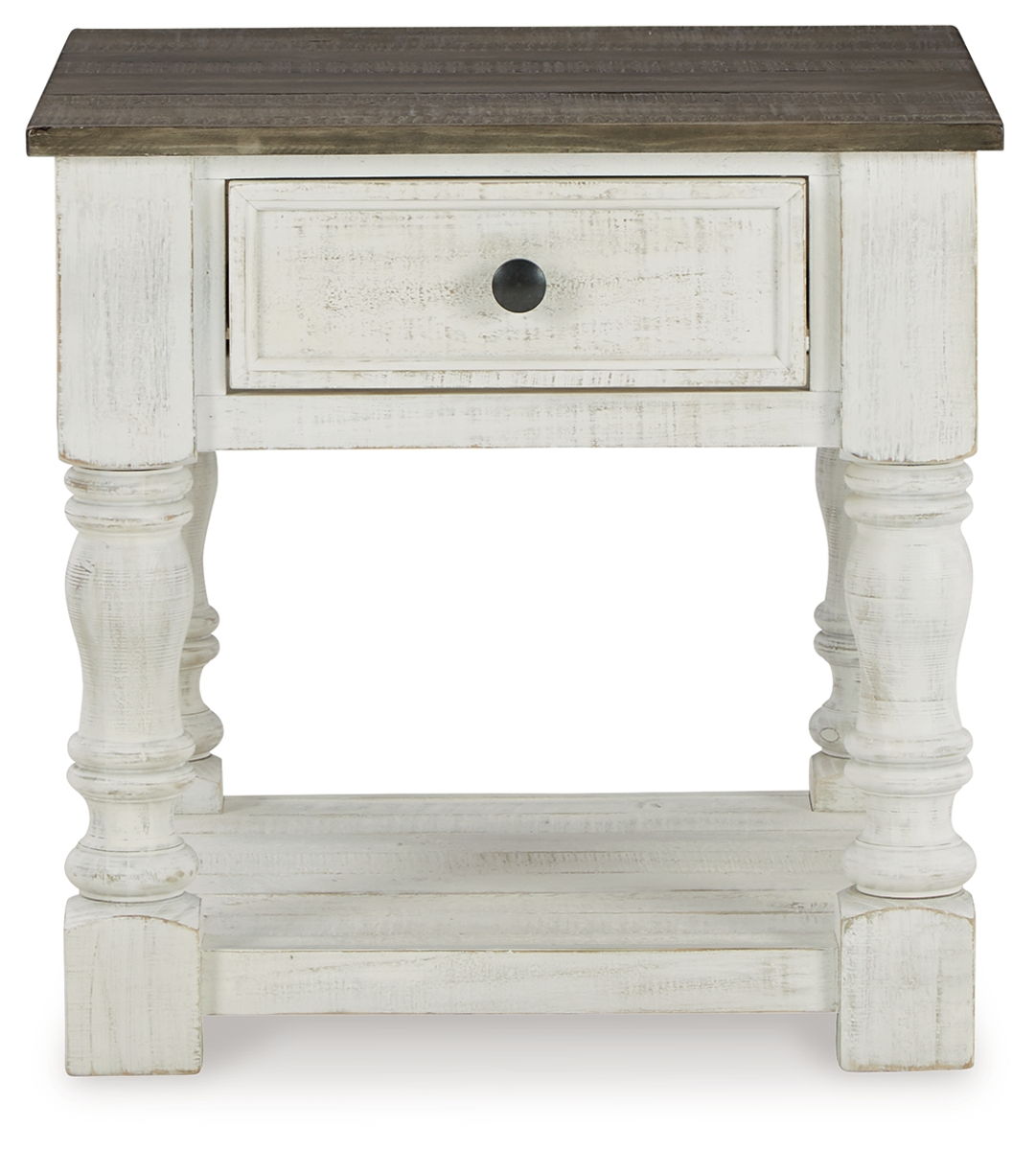 Havalance - Square End Table - White / Gray - Image 5