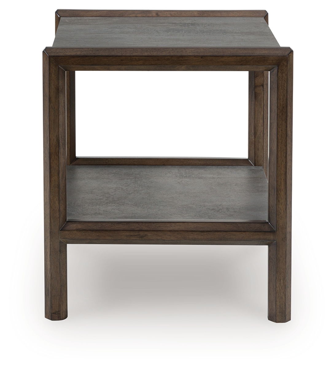 Kallenny - Rectangular End Table - Brown / Gray - Image 6
