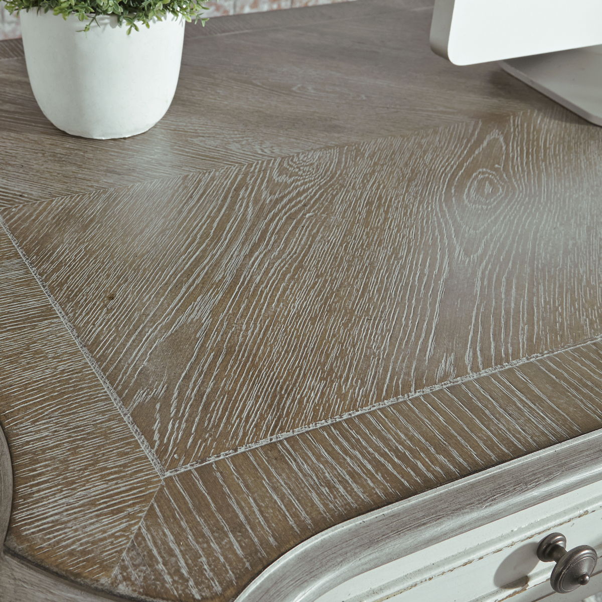 Magnolia Manor - Lift Top Writing Desk - Antique White - Image 2