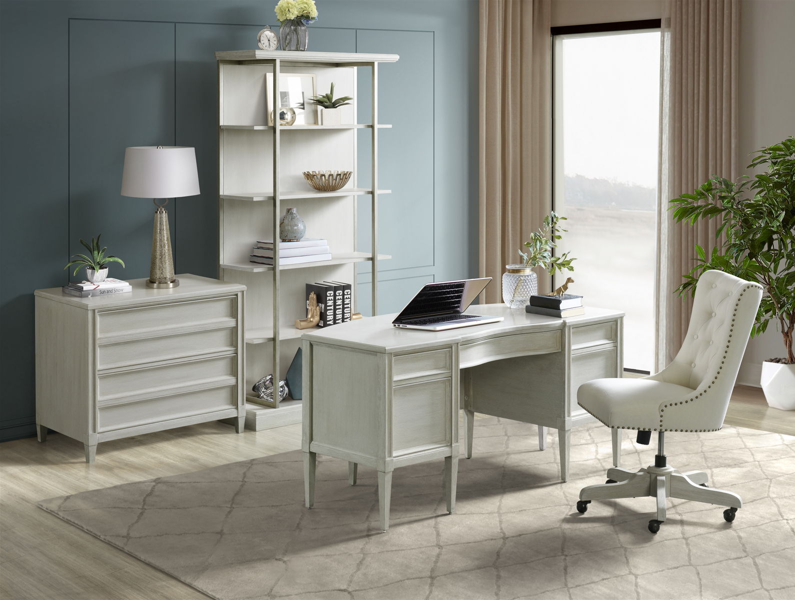 Maisie - Lateral File Cabinet - Champagne - Image 5