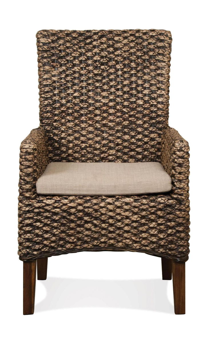 Mix-N-Match Chairs - Woven Arm Upholstered Chair (Set of 2) - Hazelnut