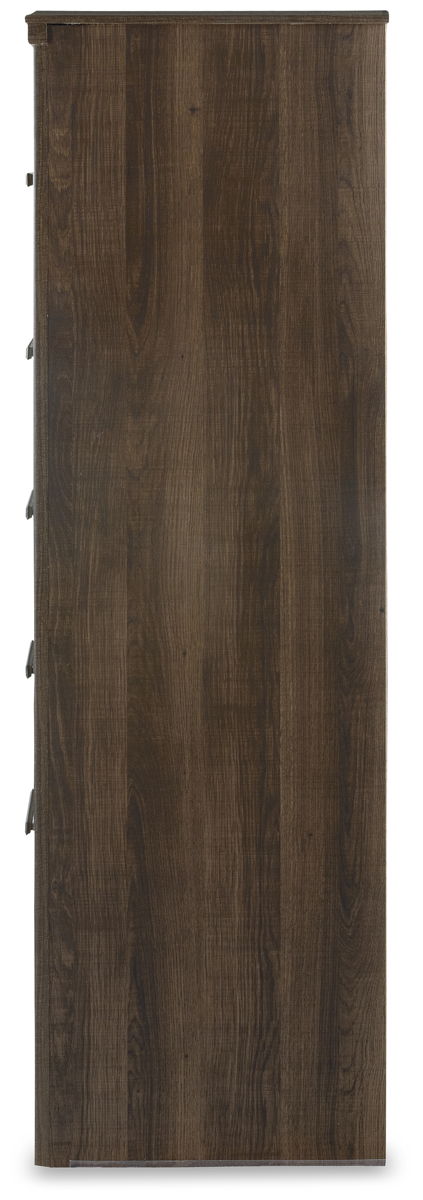 Juararo - Five Drawer Chest - Dark Brown - Image 9