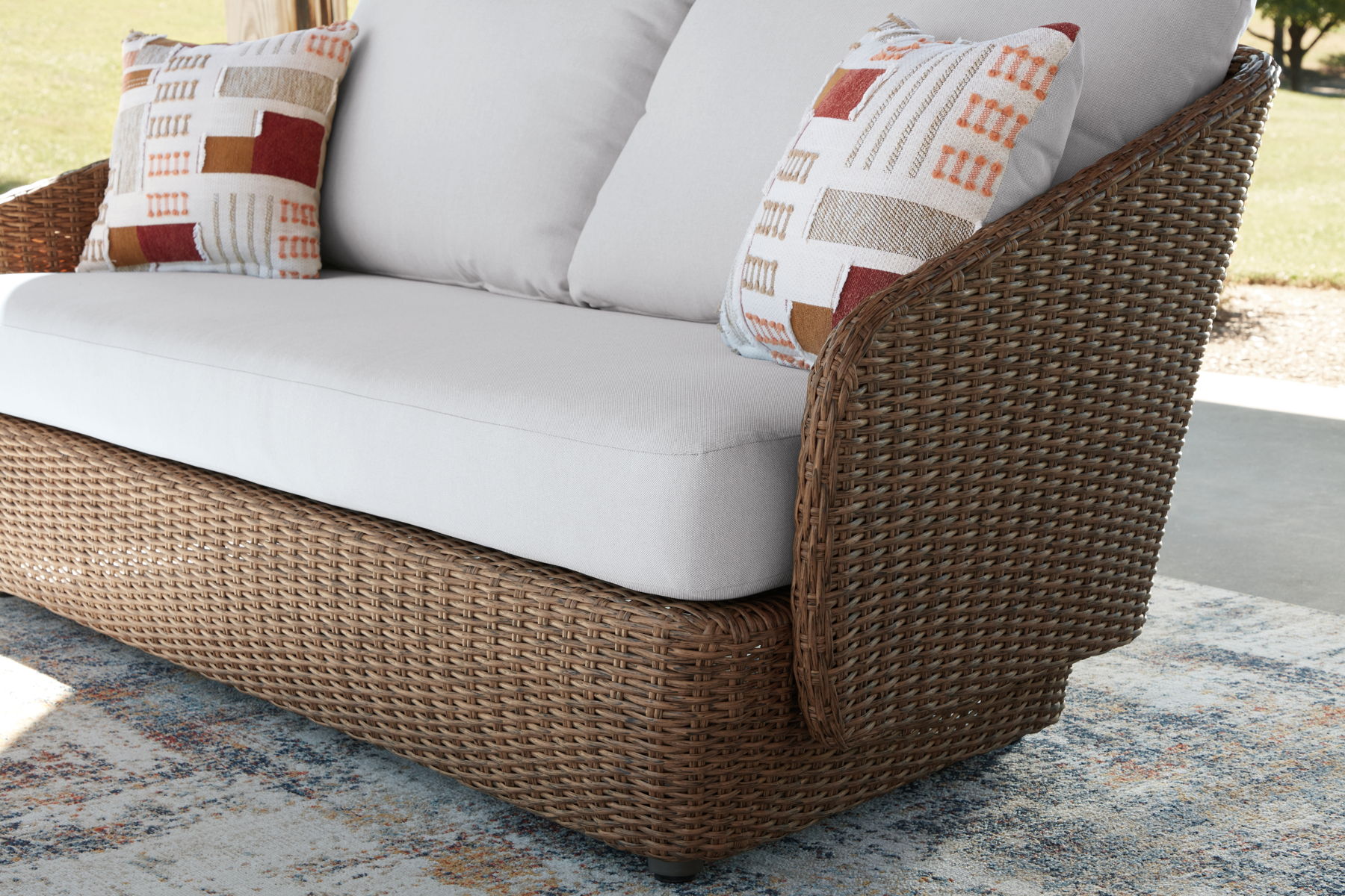 Double Point - Loveseat, Swivel Chairs Set (Set of 3) - Beige - Image 2