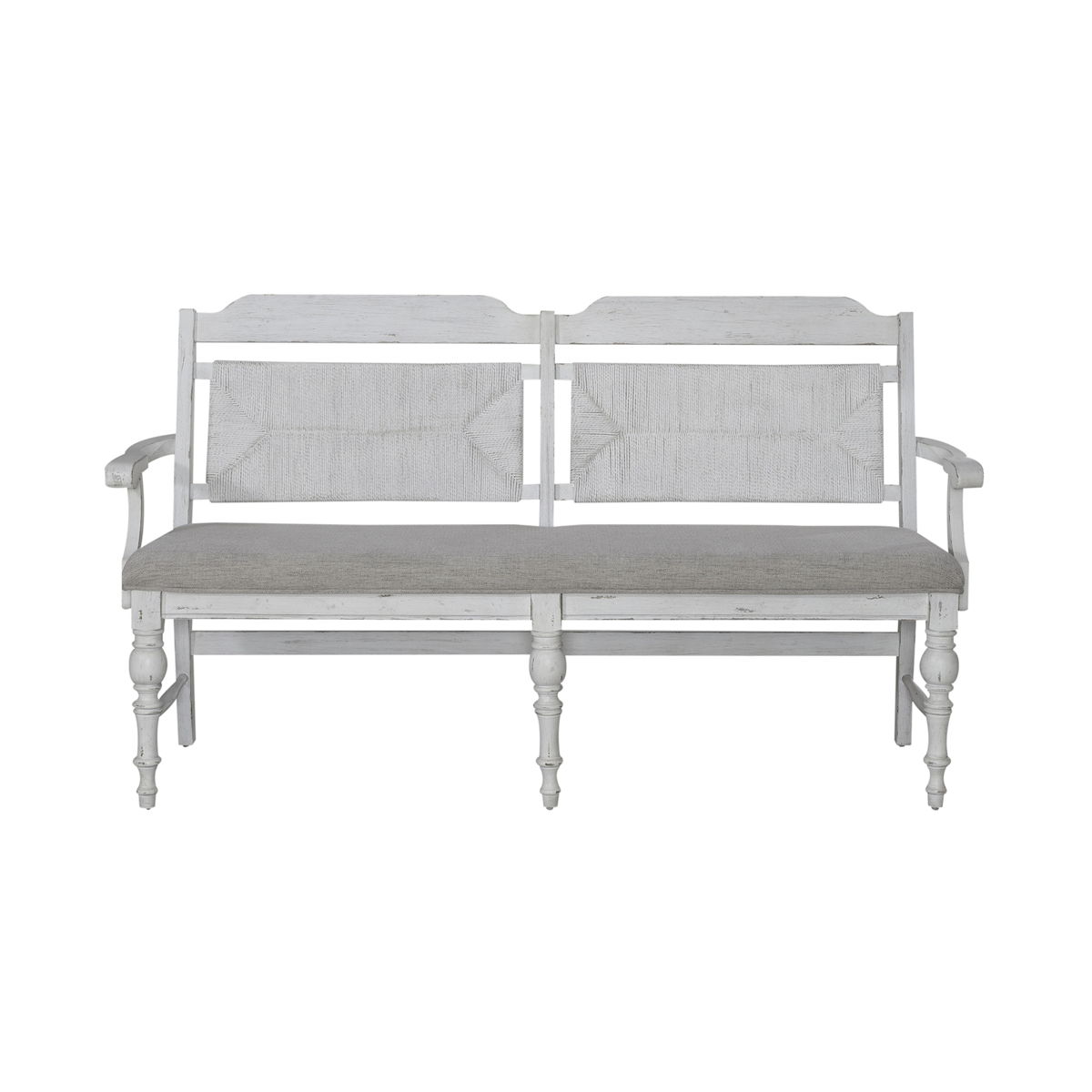 River Place - Panel Back Bench (RTA) - White - Image 7