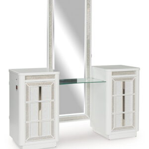 Chalanna - Vanity With Mirror - White