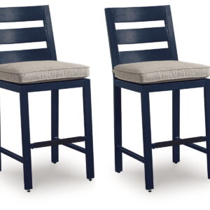 East Beach - Barstool (Set of 2) - Blue