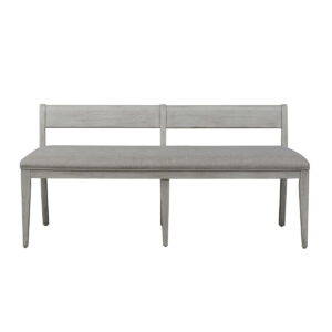 Farmhouse Reimagined - Upholstered Bench - White