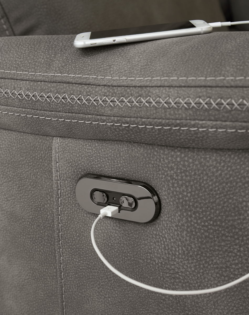 Next-Gen Durapella - Reclining Power Loveseat With Console - Image 14