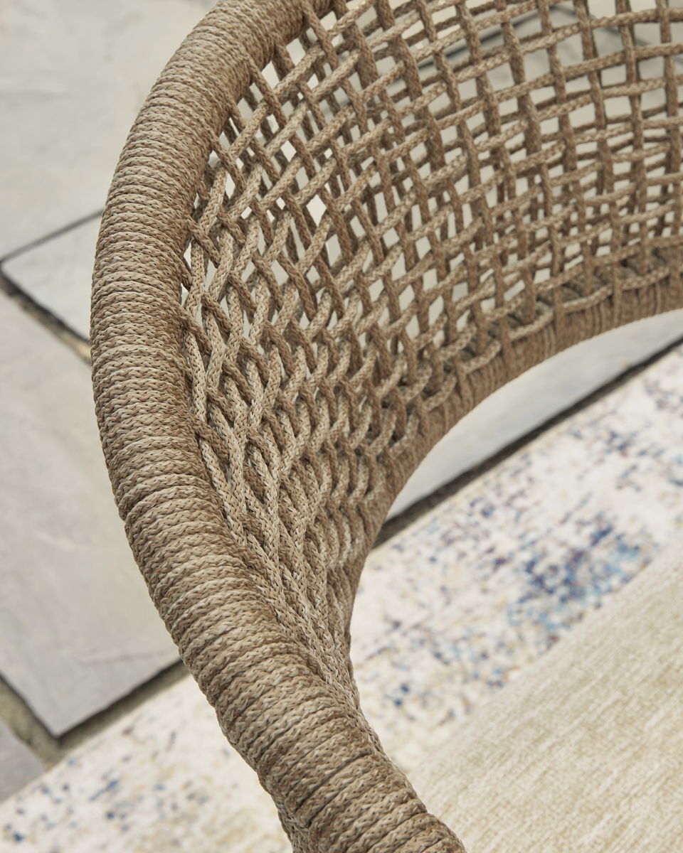 Orchard Beach - Arm Chair With Cushion (Set of 4) - Beige - Image 5