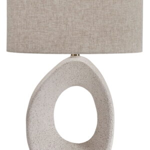Trentlen - Paper Table Lamp - Cream / Gold Finish