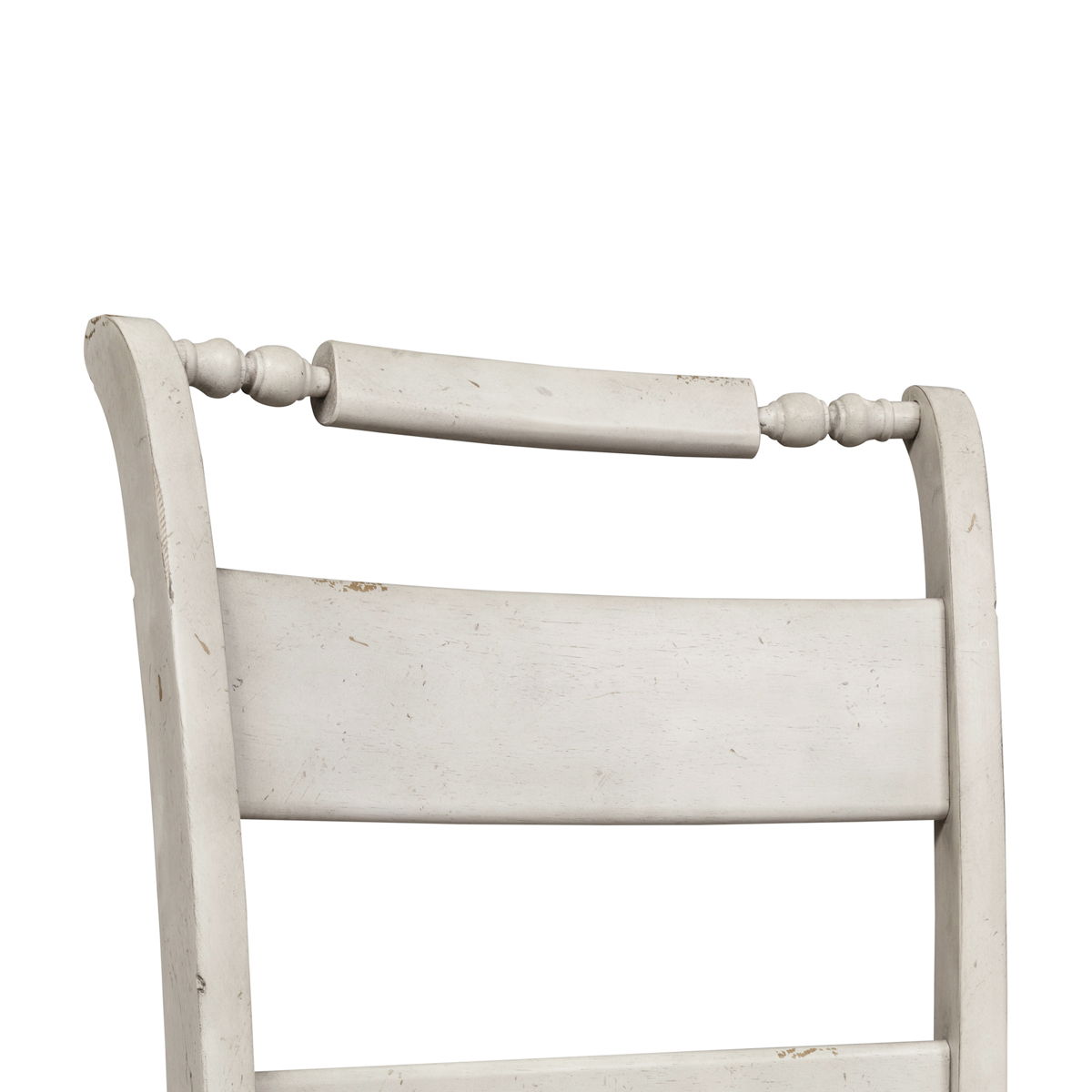 Whitney - Slat Back Side Chair - Antique Linen / Weathered Gray - Image 6