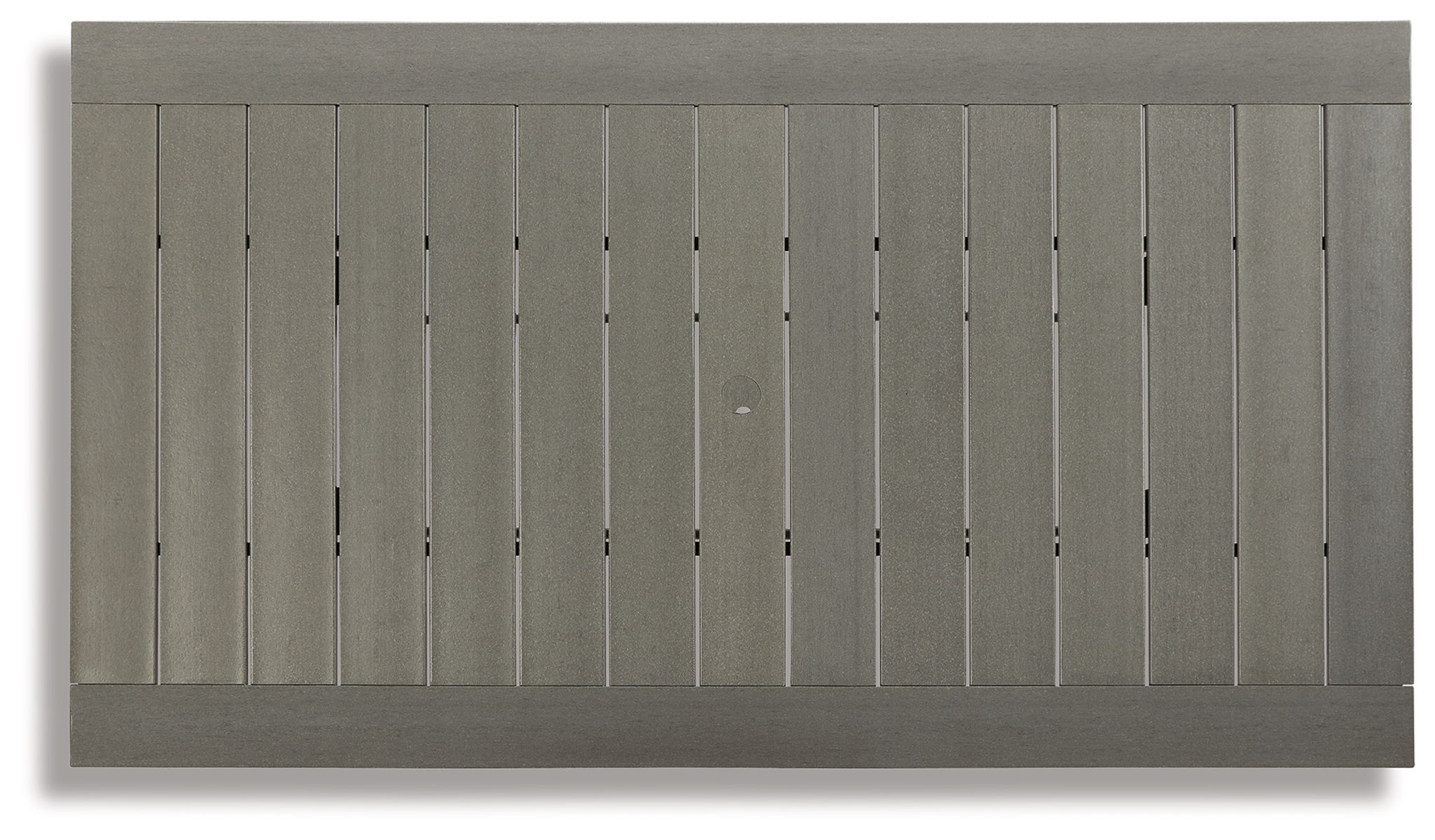 Visola - RECT Dining Table w/Umb OPT - Gray - Image 7