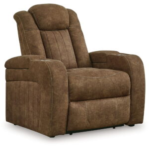 Wolfridge - Power Recliner/Adj Headrest - Brindle