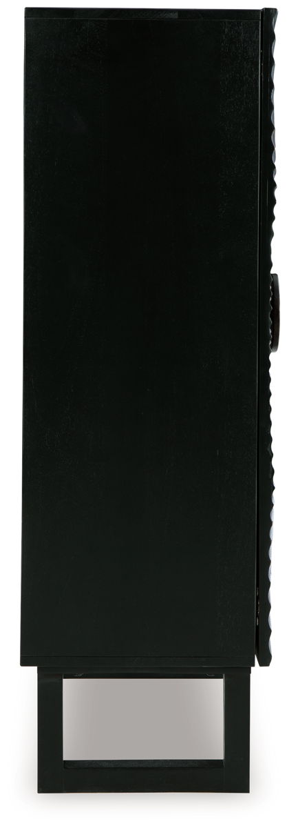 Fosterman - Accent Cabinet - Distressed Black - Image 7