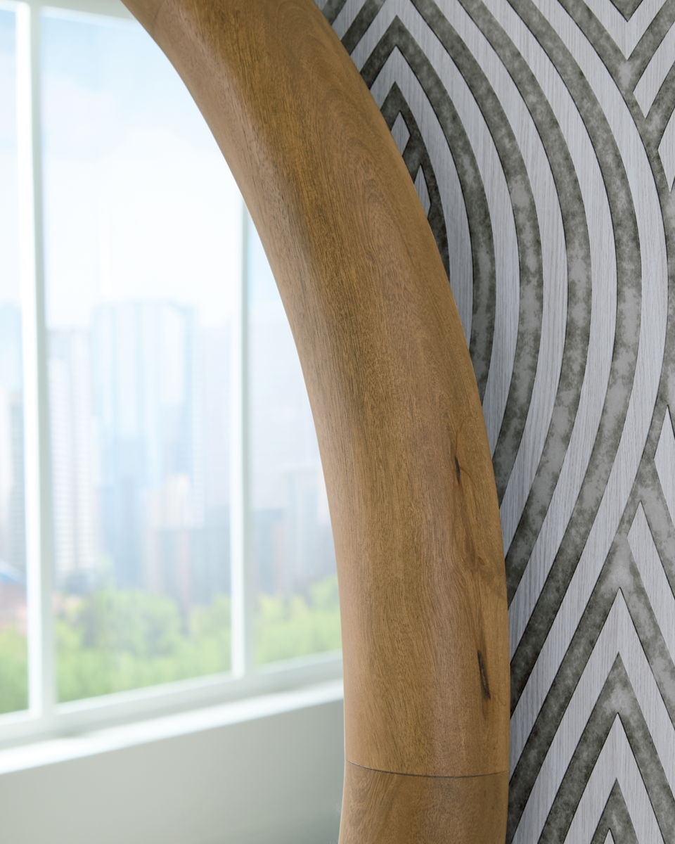 Yadiel - Accent Mirror - Brown - Image 2