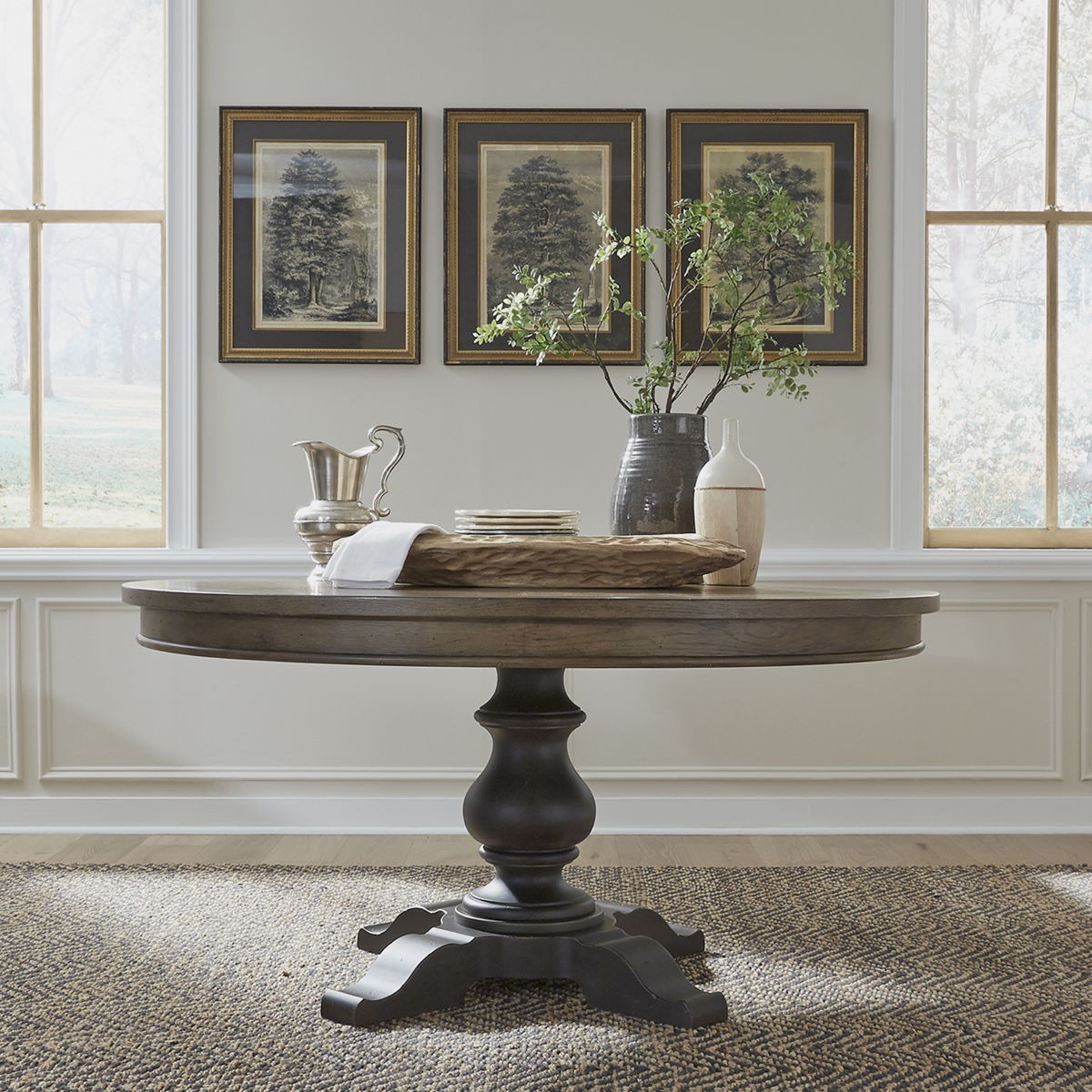 Americana Farmhouse - Pedestal Table