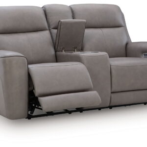 5Z-Comfort - Relaxation - Power Reclining Loveseat with Console / Adj Headrest