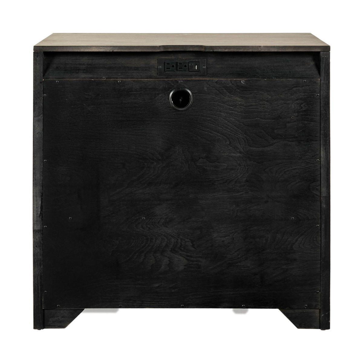 Proximity Place - Bedside Chest With Charging Station - Brown - Image 3