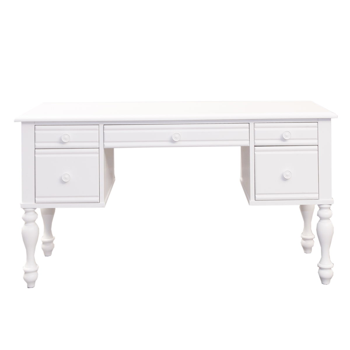 Summer House - Wood Vanity Desk - Oyster White - Image 7