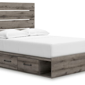 Graystorm - Panel Bed With Storage