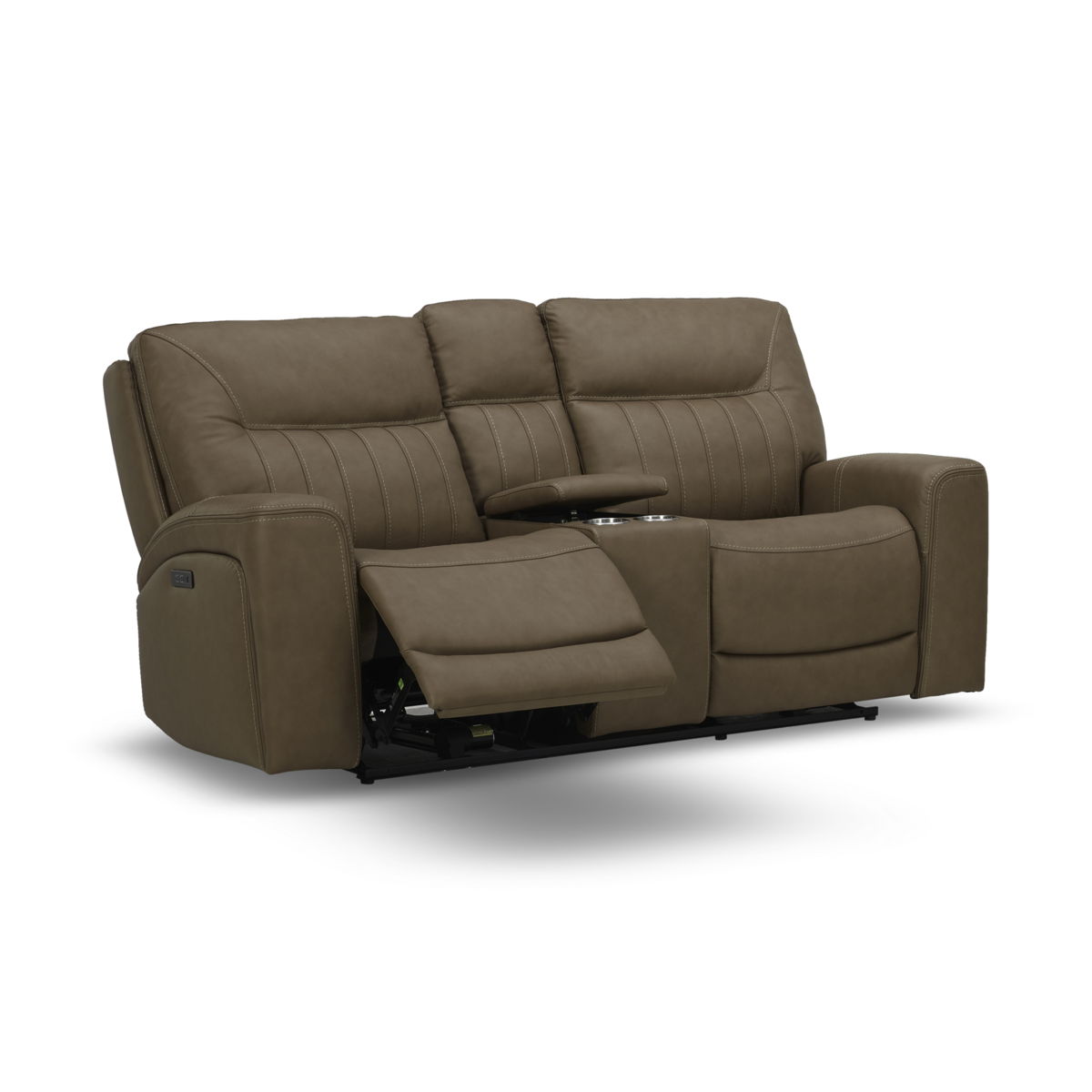 Bennett - Loveseat With Console P2 & ZG - Butternut - Image 6